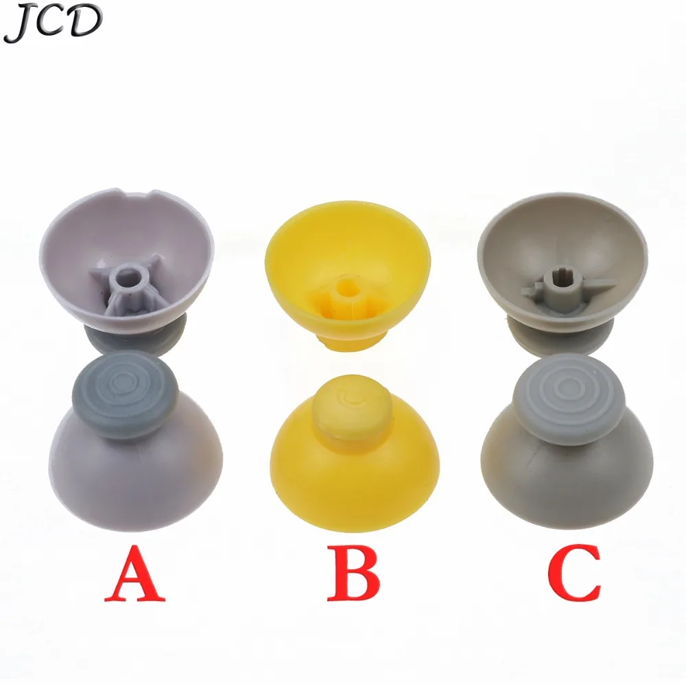 JCD 2pcs/lot Replacement Analog Joystick Thumb Button Thumb Grip Stick Cap For NGC GC N GC Controller