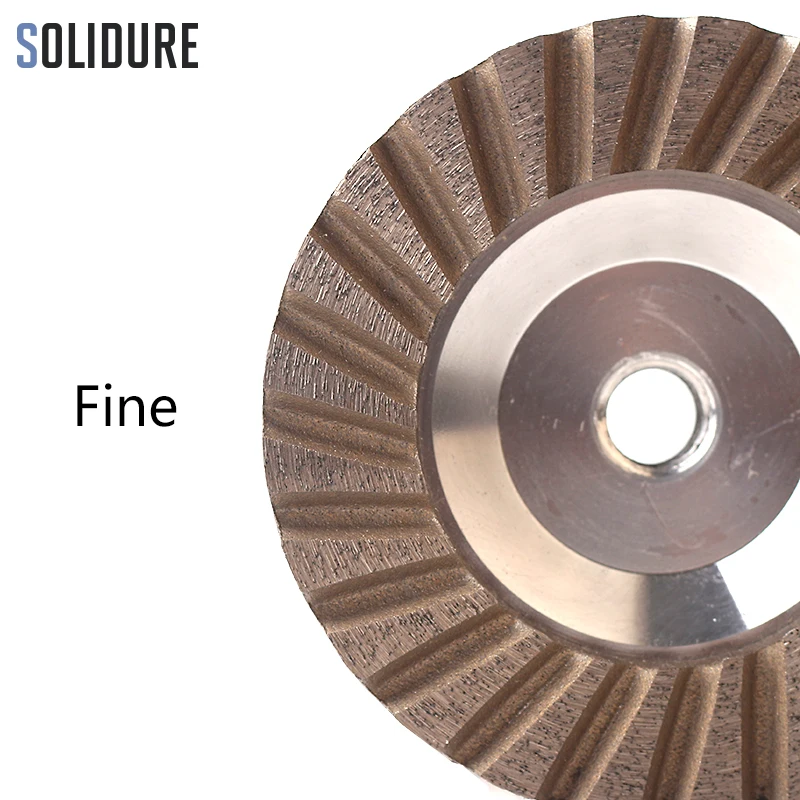 4 Inci Fine # Diamond Cup Wheels Turbo Cup Grinding Aluminium Backer Abrasive Tools untuk Grinding Stone, Beton dan Ubin