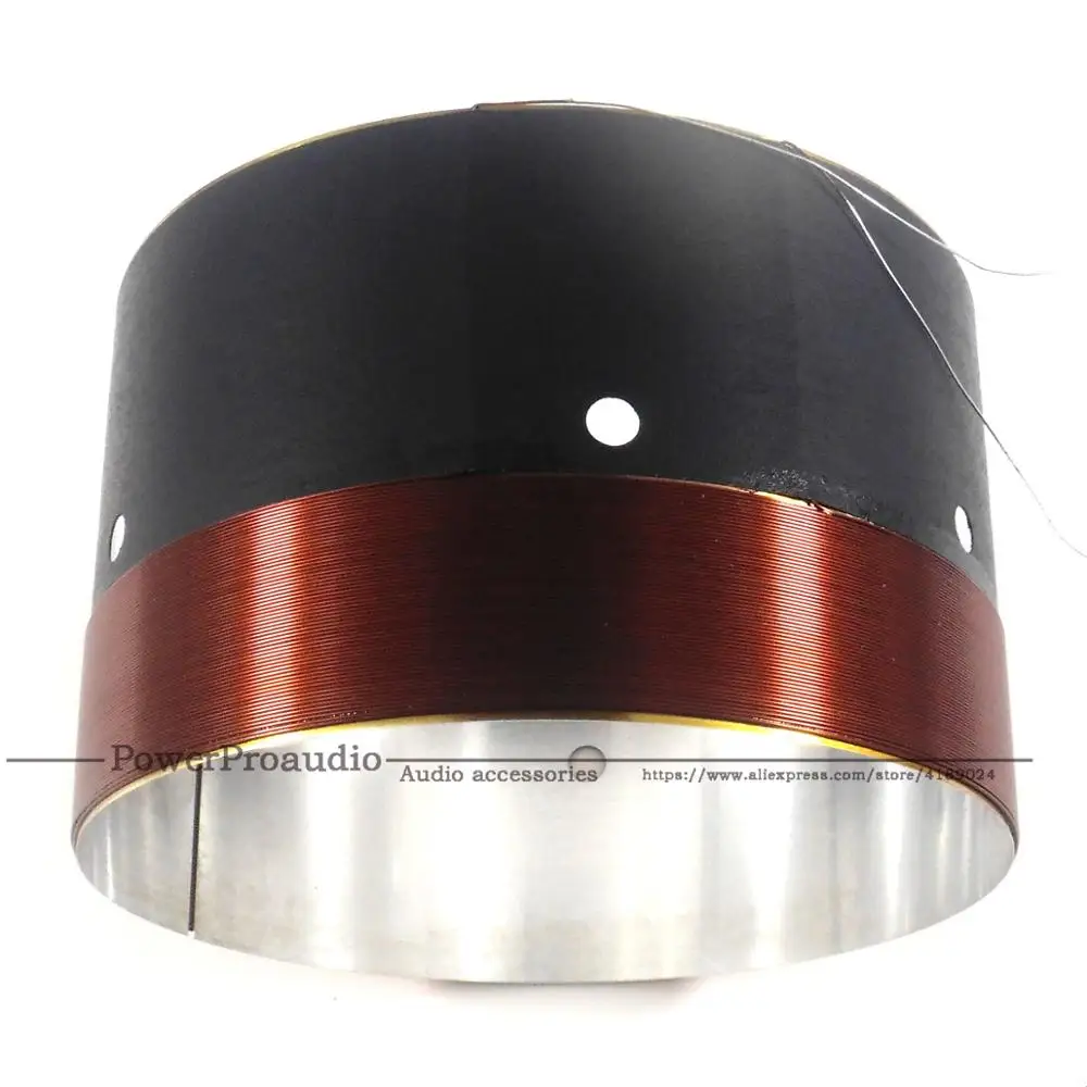 2 ピース/ロット 10 "12" 15 "ウーファー音声低音コイル ASV 白アルミサブウーファーサウンドスピーカー DIY 修理アクセサリー