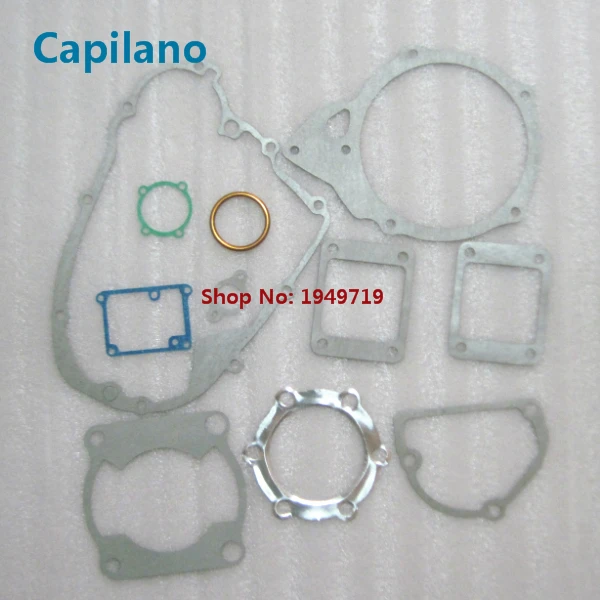 motorcycle DT175 complete gasket include cylinder gaket and engine gakset for Yamaha 2 stroke 175cc DT 175 seal parts