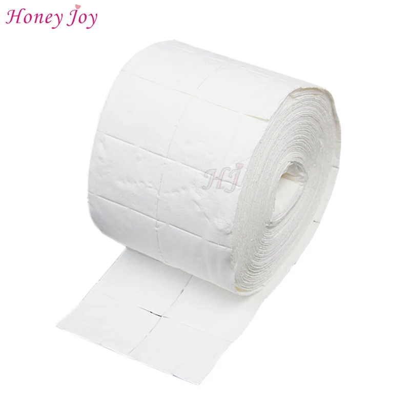 500Pcs/ม้วนเล็บทำความสะอาดผ้าเช็ดทำความสะอาดกระดาษภาษาโปลิชคำ Tips เล็บ Soak Off Gel Salon เล็บมือเล็บ Tool Art