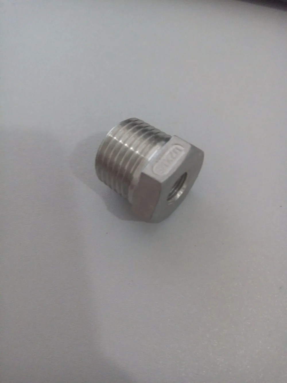 

304 Stainless Steel Reducer 1/2" BSP Male Thread to 1/4" BSP Female Thread Reducing Bush adapter Fitting Gas Air Water Fuel