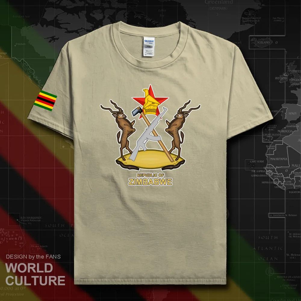 Zimbabwe men t shirt 2018 jersey nation team tshirt 100% cotton t-shirt clothes tees country sporting ZWE Zimbabwe Zimbabwean 20