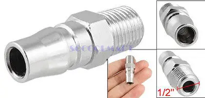 10 Stks 1/4 "PT Pijp 13mm Buitendraad Air Snelkoppeling Connector Fittings 20PM