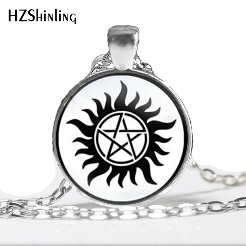 Supernatural Sam Necklace Supernatural Sam Jewelry Glass Dome Pendant Necklace art gift for women for men 2017 A-37-1 HZ1