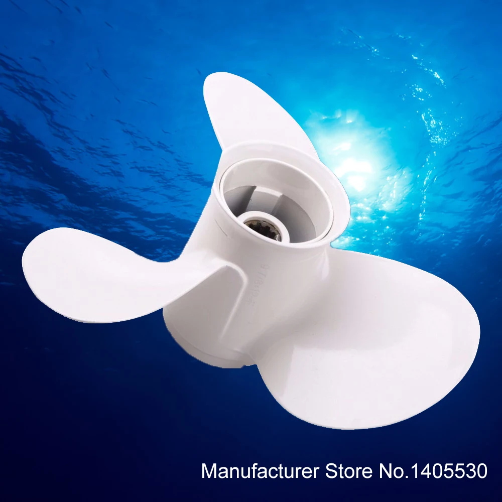 Brand New Aluminum Outboard Propeller 9 7/8x13-F For Yamaha Parsun  25HP 30hp  Outboard Motor Engine 9 7/8 x 12 - F boat motor