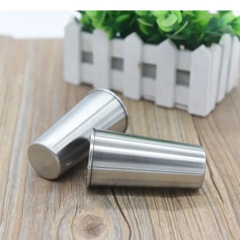 

New Outdoor Travel Portable 100ml Stainless Steel Hip Flask Cup Hip Flask Special Glasses Flagon Wine Glass Cup F20173290