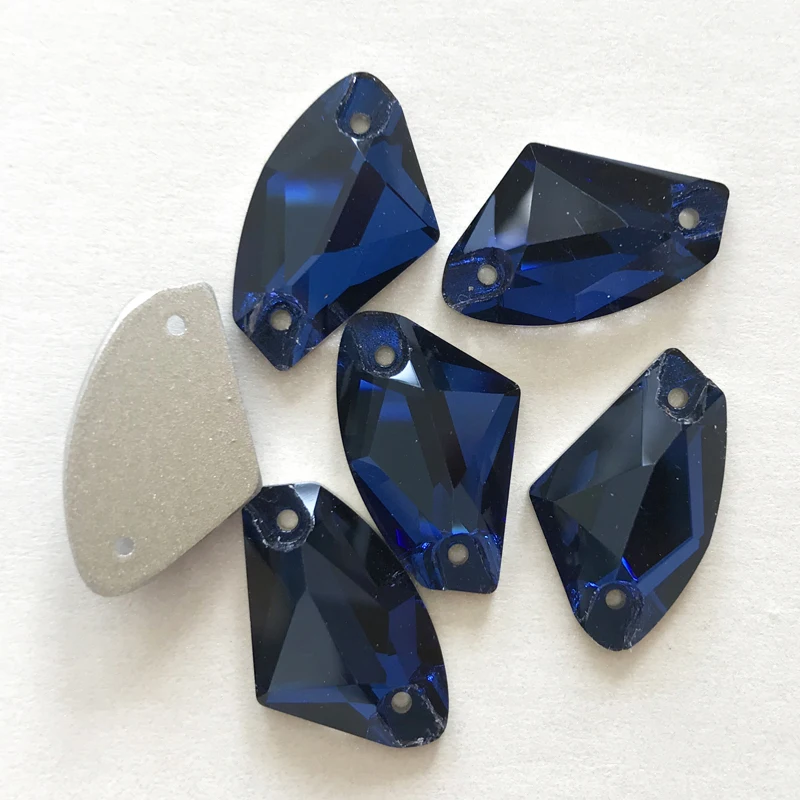 YANRUO 3256 Galaktische Glaskristallsteine zum Aufnähen von Kleidung, Kleid, Strasssteinen, Diamant, DIY – Detail 8