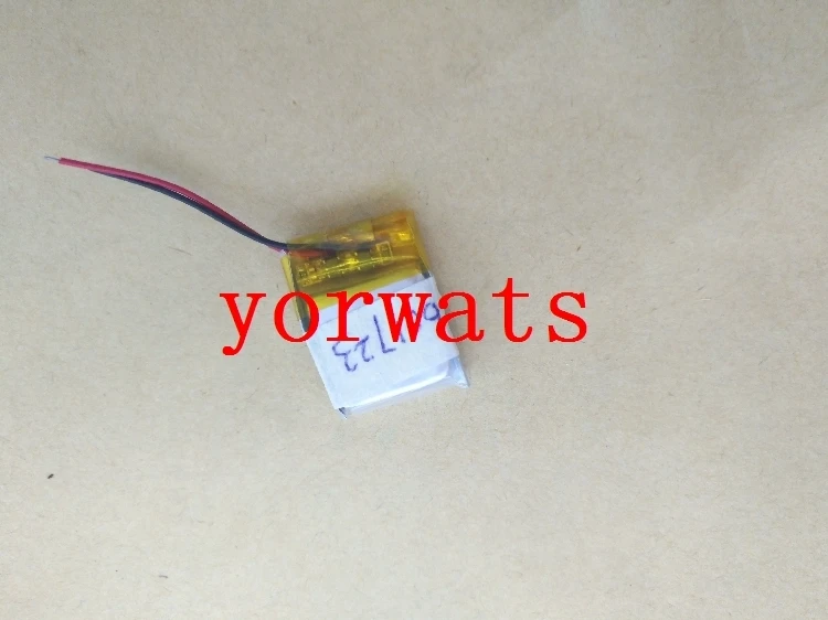 Pilha polímero de lítio recarregável, pilha polímero 3.7v bluetooth mp3 direto 601723