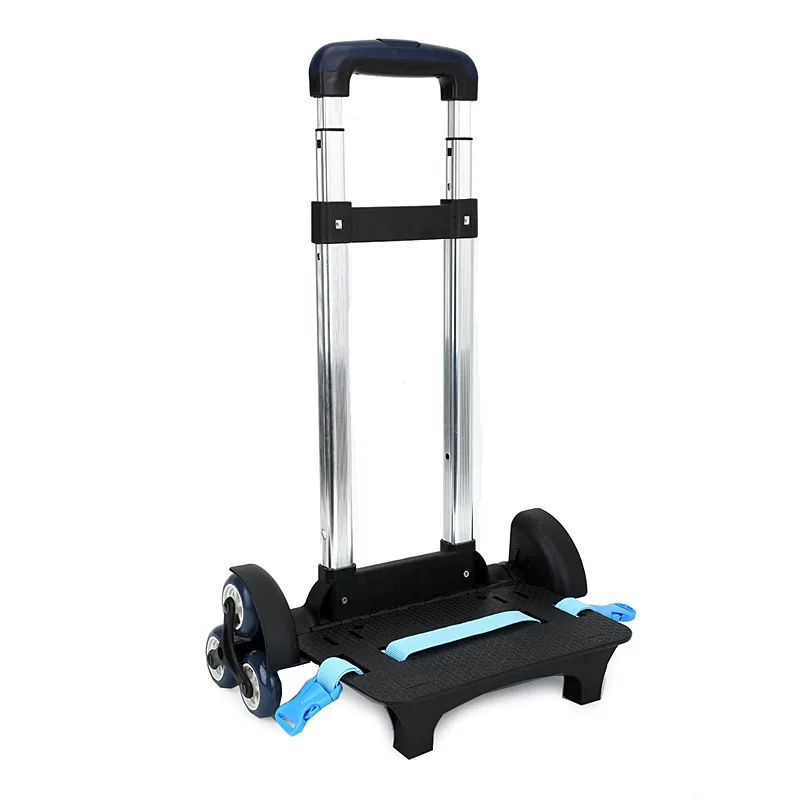 3 Wheel Fold Pull Rod Bracket Roll Cart Trolley School Bags easy climb the stairs,mochila infantil rodinha mochilas school kids