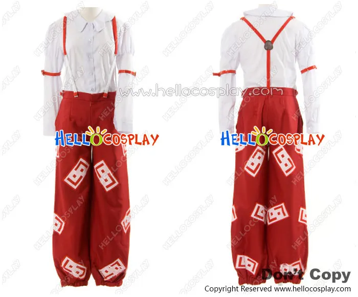 

Touhou Project Imperishable Night Cosplay Huziwara No Mokou Costume H008