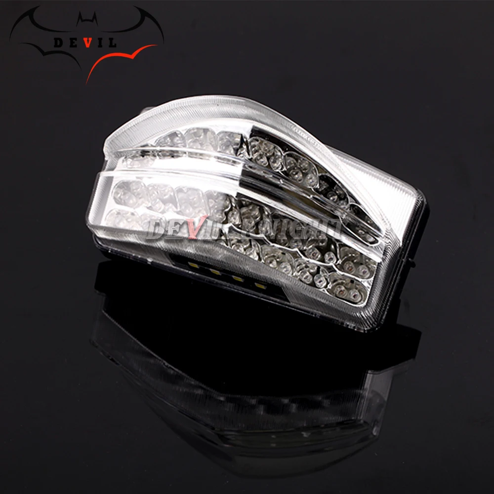 For 01-03 Honda CBR600 F4i CBR 600 FS LED Rear Tail Brake Lights Turn Signals Indicator Integrated Lamps 2001 2002 2003