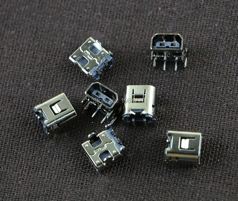 OCGAME استبدال جزء ل وي U التيار المتناوب محول شحن USB ميناء شاحن الطاقة المقبس شحن موصل جاك 5 قطعة/الوحدة