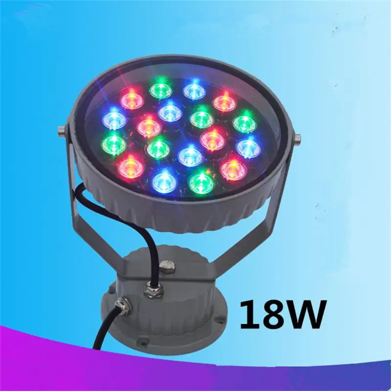 6W 12W 15W 18W LED Flood Light AC85-265V Flash Landscape Lighting Spotlight Waterproof Outdoor Wall Lamp Projectors Reflector