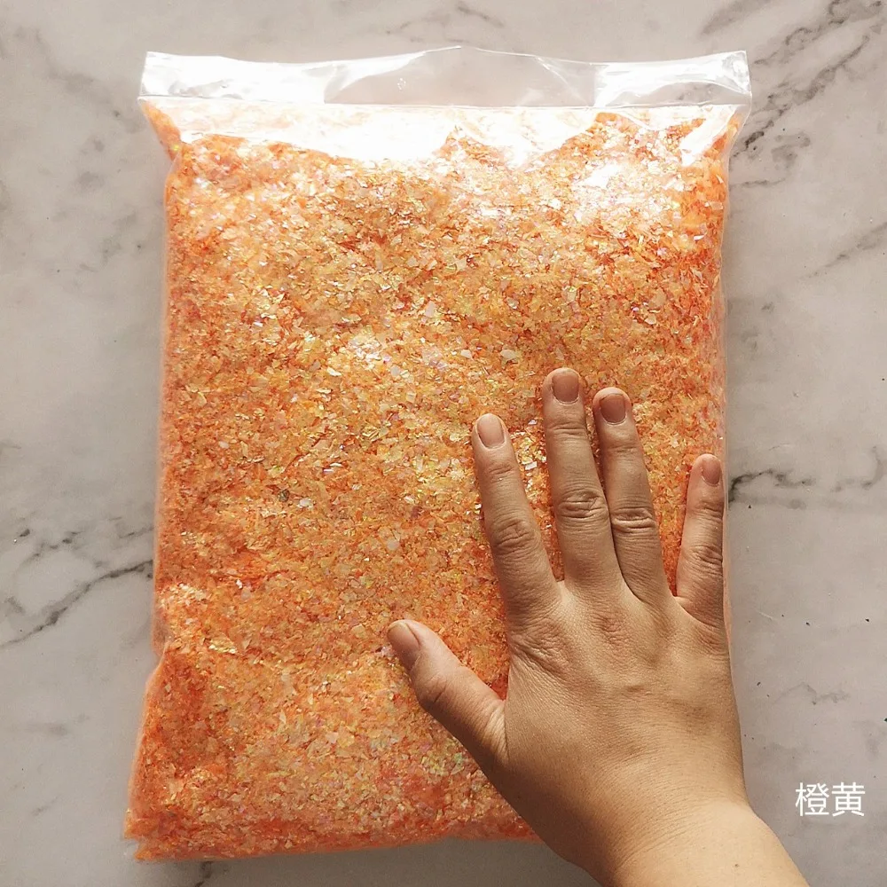 500 g Bonbonpapier, 15 Farben, Muschelpapier, Schleimfüller, Tonspielzeug, DIY-Schleimzubehör, Dekor, Gelee, Schlamm, Handgummi, Ton, Kind – Detail 3