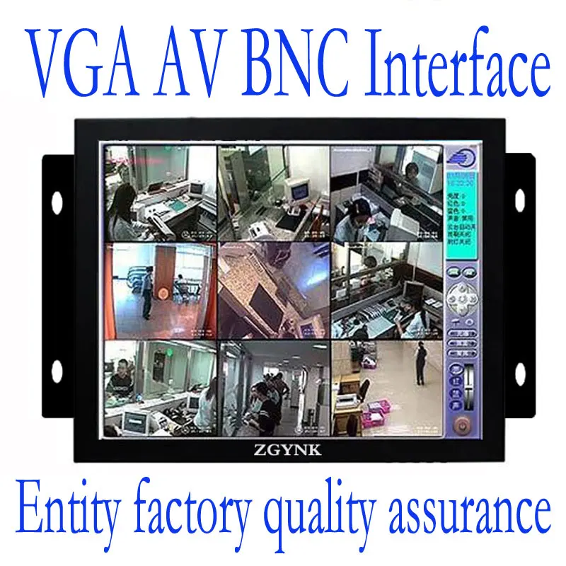 

ZGYNK / 8 inch Open Frame Industrial monitor/ metal monitor with VGA /AV/BNC/HDMI monitor