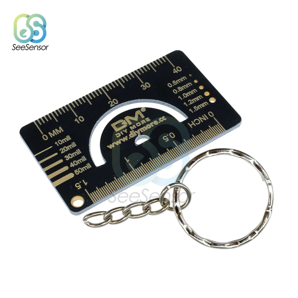 4cm 15cm 20cm 25cm Multifunctional PCB Ruler For Electronic Engineers For Geeks Makers For Arduino Fans PCB Reference Ruler