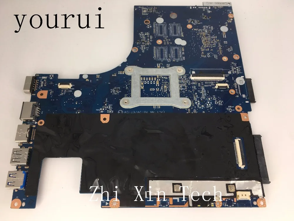 

yourui ACLU3/ACLU4 NM-A361 For Lenovo G40-80 Laptop Motherboard 3805u CPU 2GB Tested working good