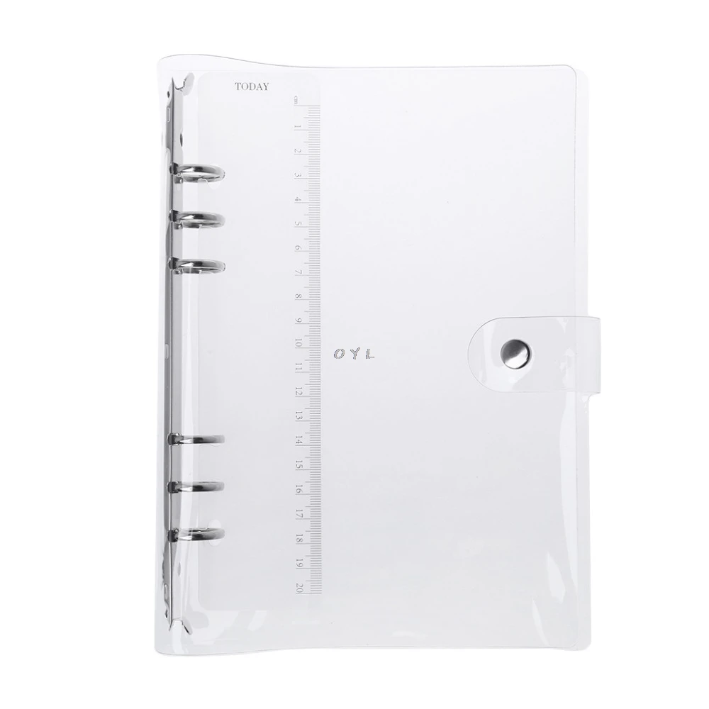 A5/A6/A7 Pvc Notepad Vel Shell Cover Bestandsmap 6 Gaten Bindmiddel Diy