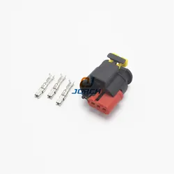 5sets 3pin tyco auto wire harness Sealed Sensor connector plug 284425-1 Fuel Diesel Injector Ignition coil Connectors 284426-1