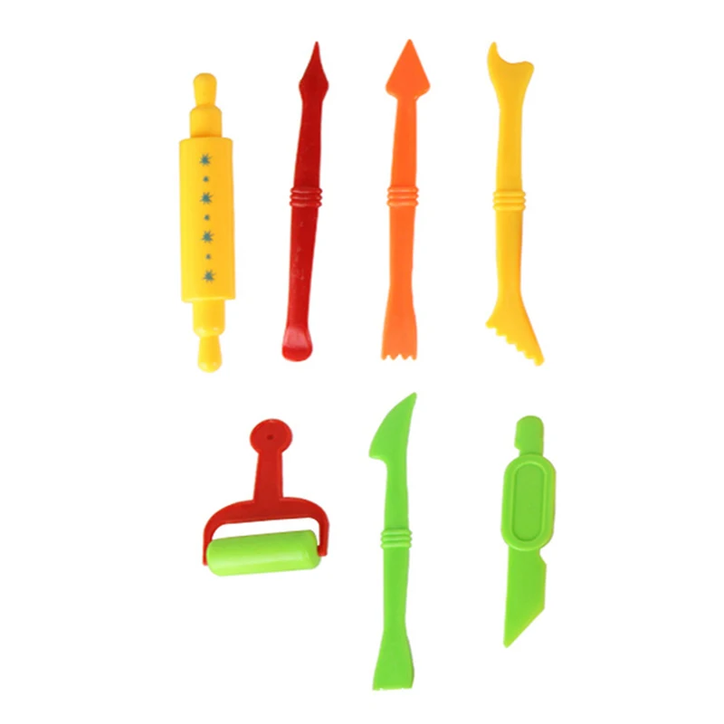 26PCS DIY Slime Plasticine Mold Modeling Clay Kit Slime Plastic Play Dough Tools Set Cutters Moulds Toy for children Kid Gift