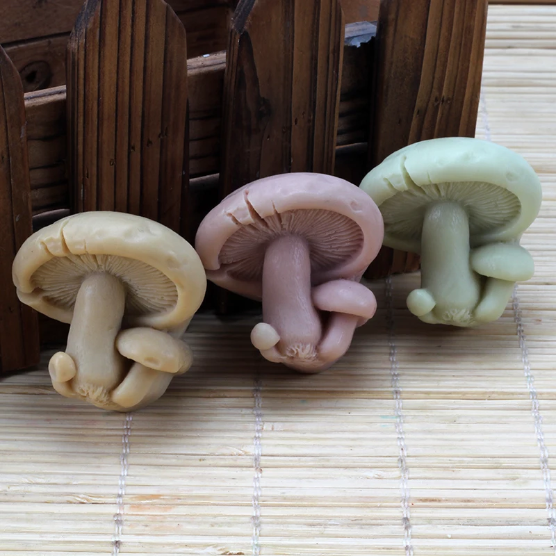 Cute Mushroom Soap Mold Handmade Silicone Cake Chocolate Cake Mold DIY Craft Epoxy Resin Mould