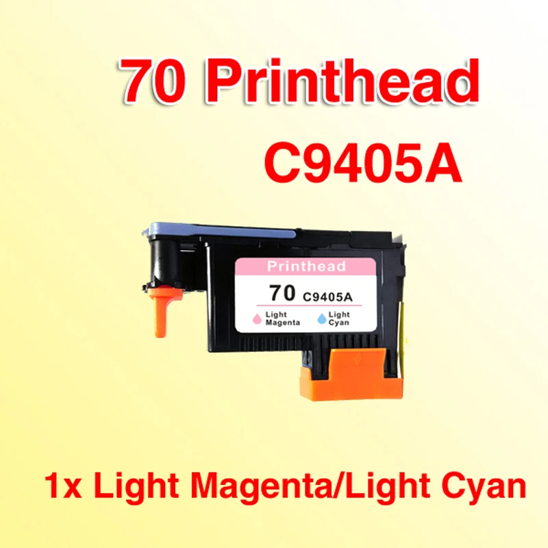 1x compatible for Hp 70 Light Magenta & Light Cyan Printhead C9405A Z3200 Z5200