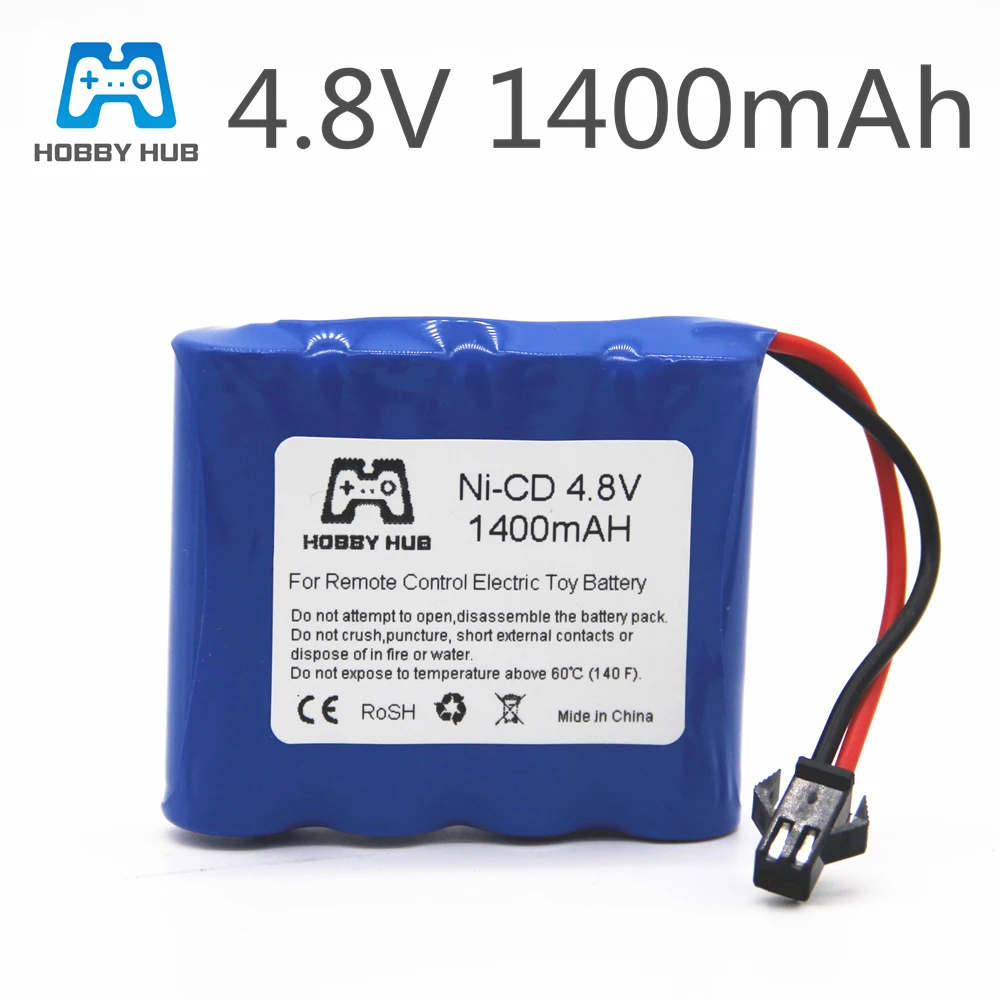 4.8 V 1400 Mah Ni-Cd Batteria Nicd Aa 4.8 V Batteria Ricaricabile Pack per Rc Auto 4.8 V barca Del Rc Giocattolo Batteria 4.8 V 1400 Ni-Cd Batteria