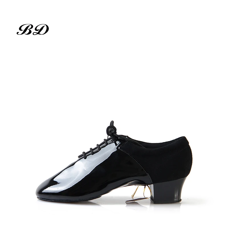 Imported Patent Leather Latin Dance Shoes Ballroom Shoe Modern Soft Cowhide Sole Very Wearable Heel 4.5 cm BD 449 JAZZ SHOES HOT