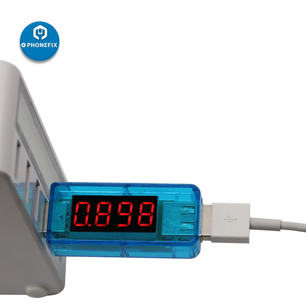A CRISTALLI LIQUIDI Digital Voltmetro Amperometro USB Charger Medico Elettronica Mobile di Potere Corrente di Carica di Tensione del Tester del Tester Medico Voltmetro