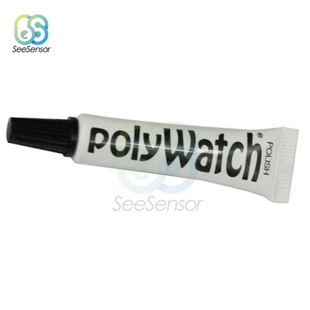 Polywatch Uhr Kunststoff Acryl Uhr Kristalle Glas Polnischen Scratch Remover Gläser Reparatur Vintage 5g