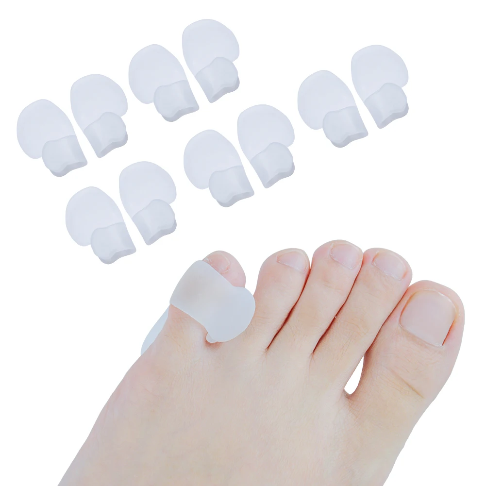 6PCS/3Pairs Toe Separator Silicone Gel Hallux Orthopedic Tail Toe Rectifier Stretchers Big Foot Pain Relief Corrector Massage