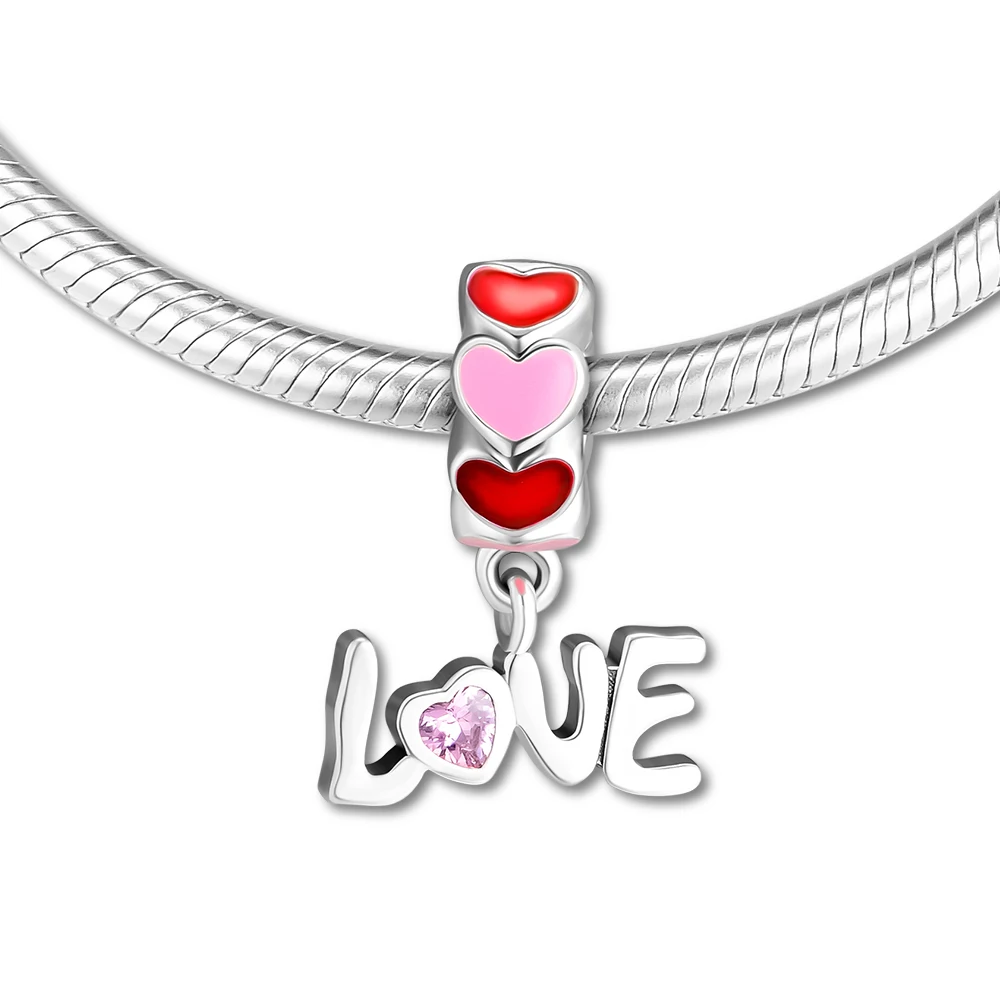 

Подходит для браслетов с подвесками CKK All About Love Beads 100% 925 пробы-серебряные ювелирные изделия Бесплатная доставка