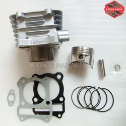 CYLINDER KIT WITH PISTON KIT 57mm Cylinder Barrel & Piston Kit for GN125 DR125 GZ125 TU125 GN GZ GS 125 EN125 157FMI Engine