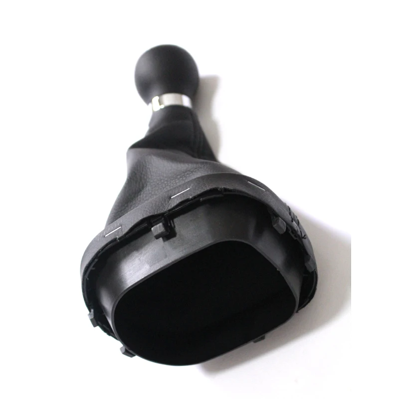 5 6  Speed Gear Shift Knob Gearstick Gaiter Boot For Volkswagen Caddy  2004-2009 Leather Car Gear Gaiter Boot Parts
