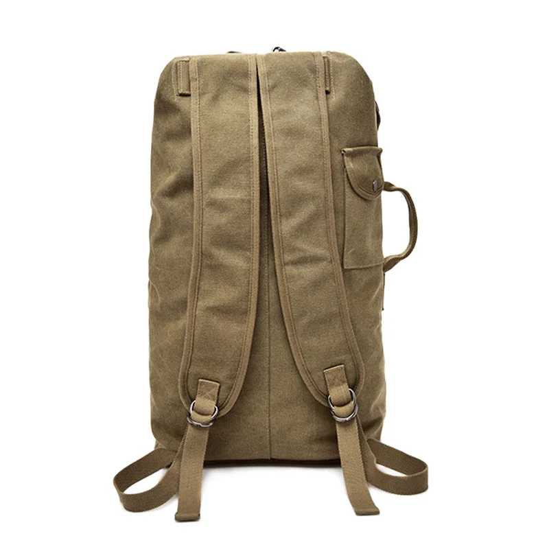 Vintage Tone Canvas Canta Backpacks for Travel Large Capacity Sports Bags for Man Outdoor Tactical Shoulder Bag