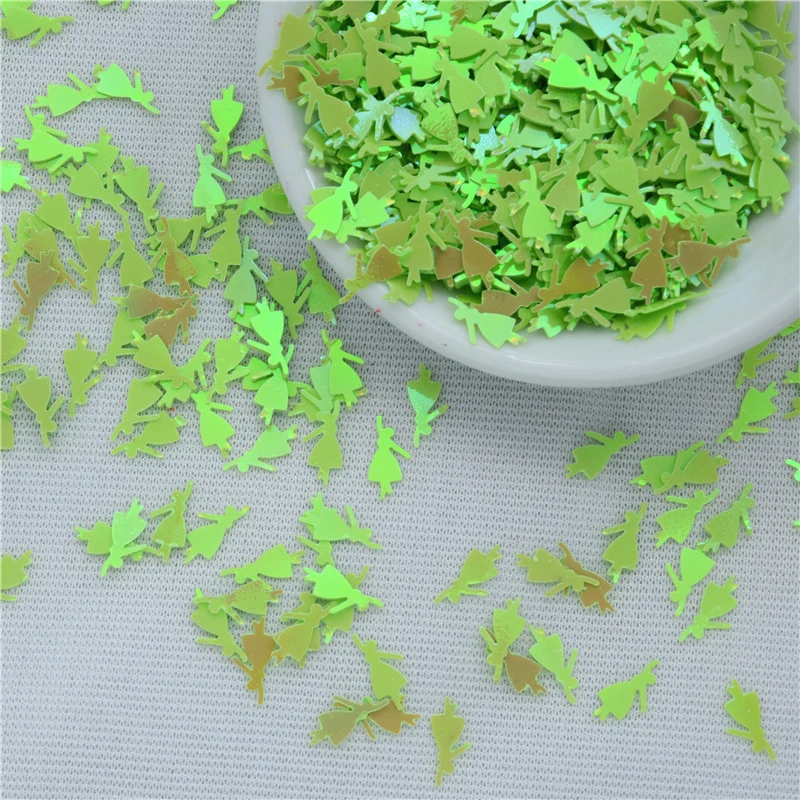 50g/Llot 4*10mm Dancing Girl Flat Loose Sequins Paillette Crafts Scrapbooking Confetti Decoration for Kids DIY