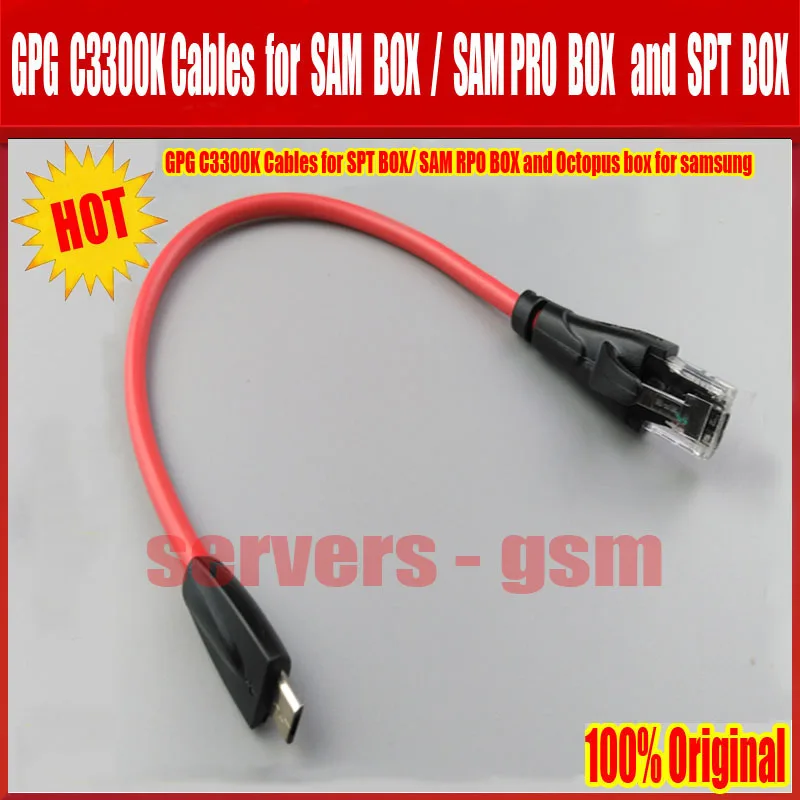 Original product GPG c3300k cable uart cable for and octoplus pro box and octopus box sam pro box