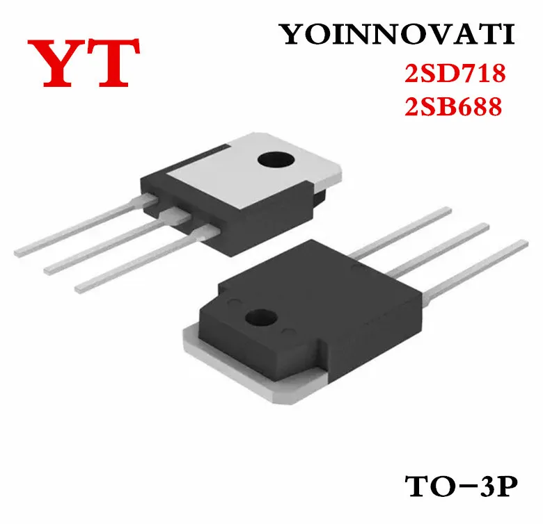 20 par 2SB688 + 2SD718, 20 szt. B688 + 20 szt. D718, ALL 40 szt. 8A, 120 V, 80 W)