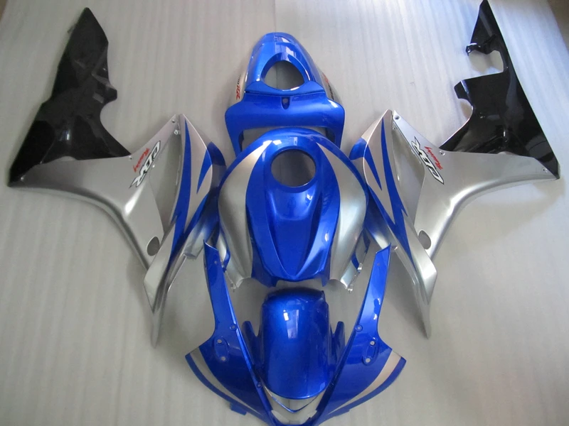 

Top quality ABS fairing kit for Honda Injection mold CBR600RR 07 08 fairings CBR600 RR 2007 2008 blue silver black bodywork DC21