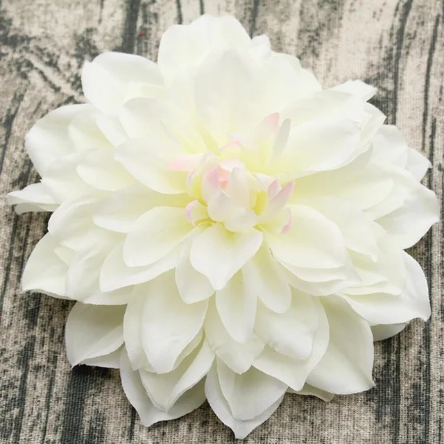 15CM Big Artificial Silk Corsage Headdress Dahlia Chrysanthemum Flowers Handmade DIY Home Decor Head