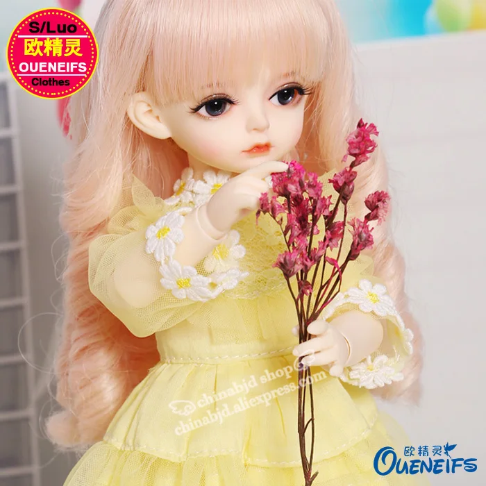 ตุ๊กตา BJD SD 1/6หรูหราชุดลูกไม้ยาวชุดสำหรับสาว Body YF6-151ตุ๊กตาอุปกรณ์เสริม