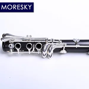 كلارينيت خشب الأبنوس الأكثر احترافا ، 17 أو 18 مفتاحا ، غريناديلا مطلي بالفضة ، خشب صلب ، سيب كلارنت ، بي بي توم ، M9 أفضل 10 كلارينيت خشب مورسكي مبيعا - رقم 7