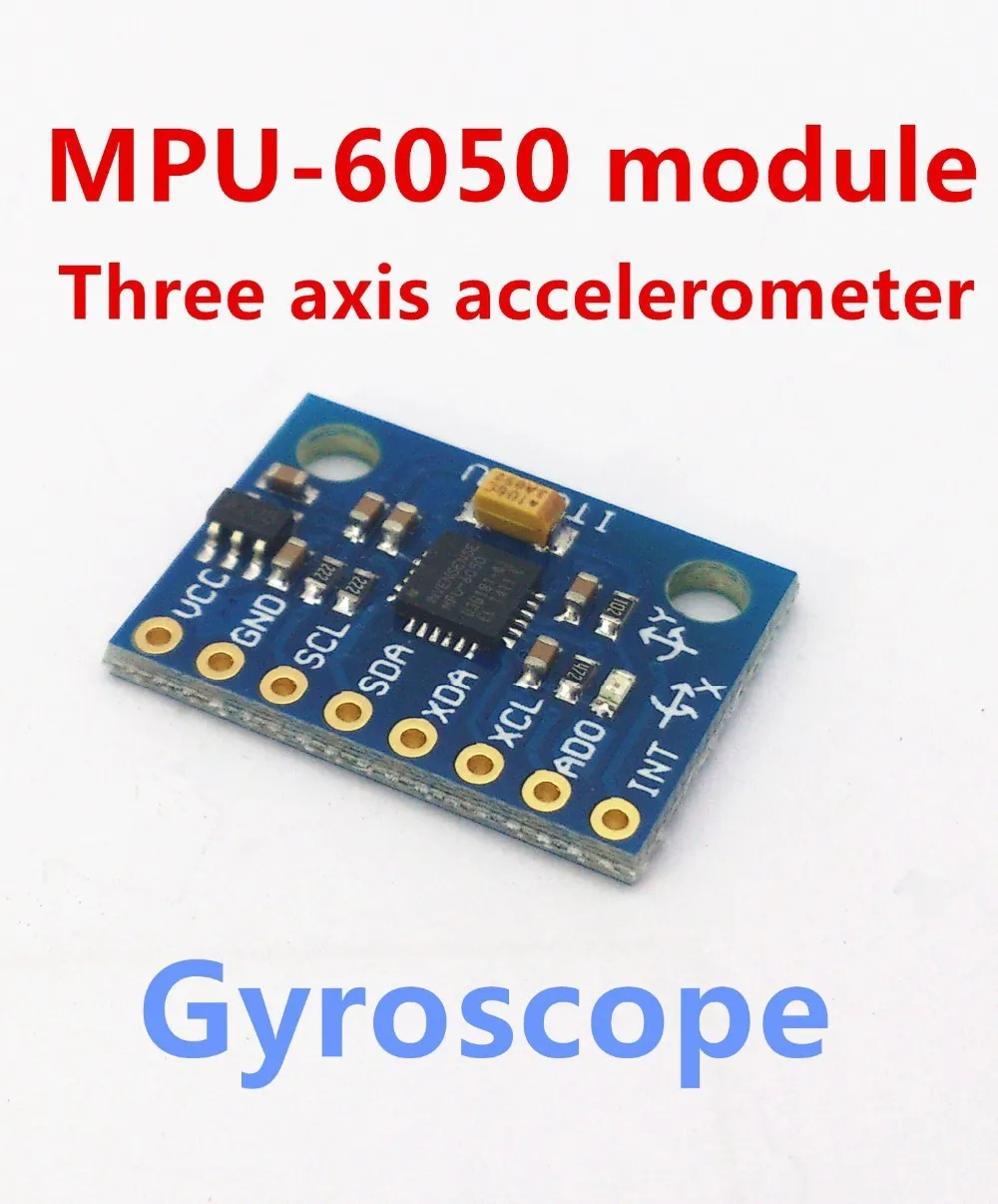 

GY-521 MPU-6050 module three axis accelerometer gyroscope 6DOF module Freeshipping