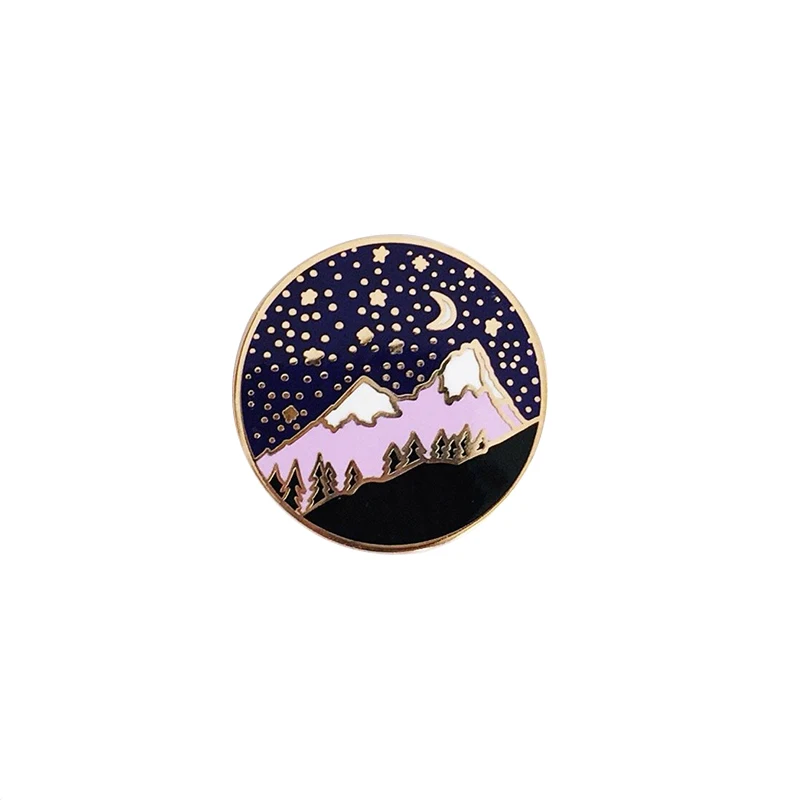 Mountain Travel Explore Enamel Pin