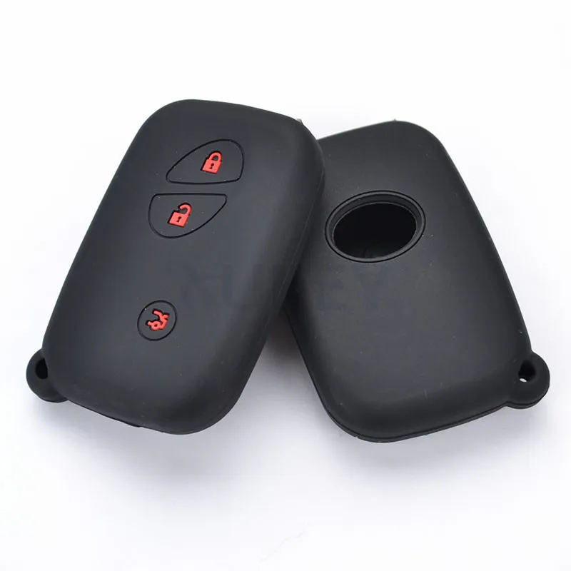 AX 3 Button For Lexus IS IS250 GS300 IS220 LS460 RX350 RX450h CT200h Silicone Remote Key Case Fob Shell Cover Jacket Sleeve