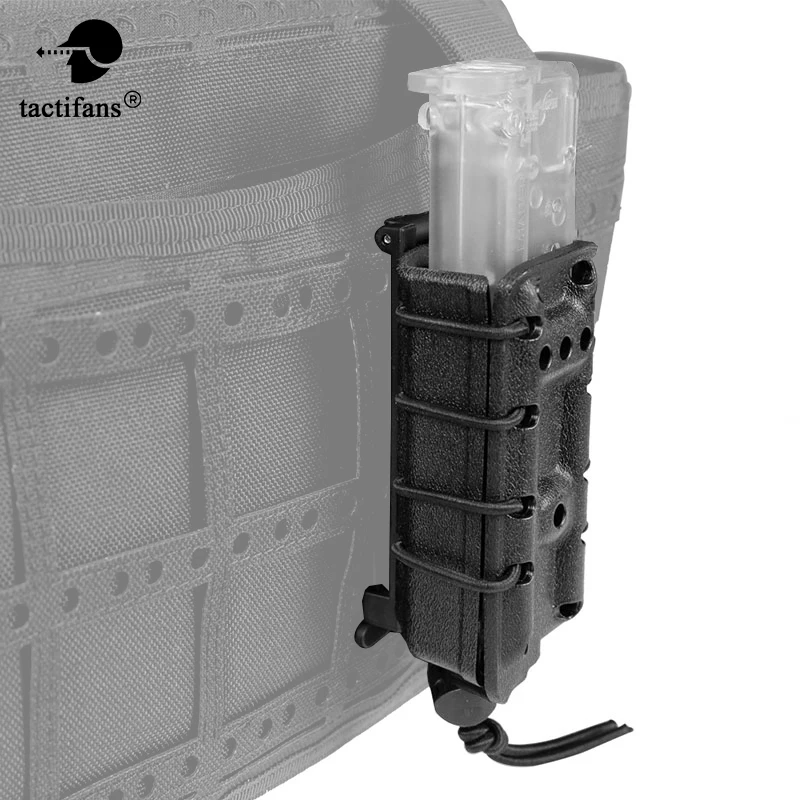 TACTIFANS Tactical 9mm Scorpion Magazine Pouch Pistol Fast MAG Ambidextrous Modular Quick Module MG25 Airsoft Hunting