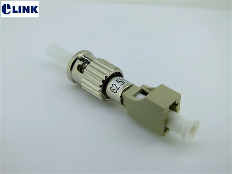 5 sztuk LC-ST FM z włókna adapter hybrydowy żeński na męski VFL skorzystaj z SM MM APC złącze optyczne ftth LC do ST łącznik darmowa wysyłka