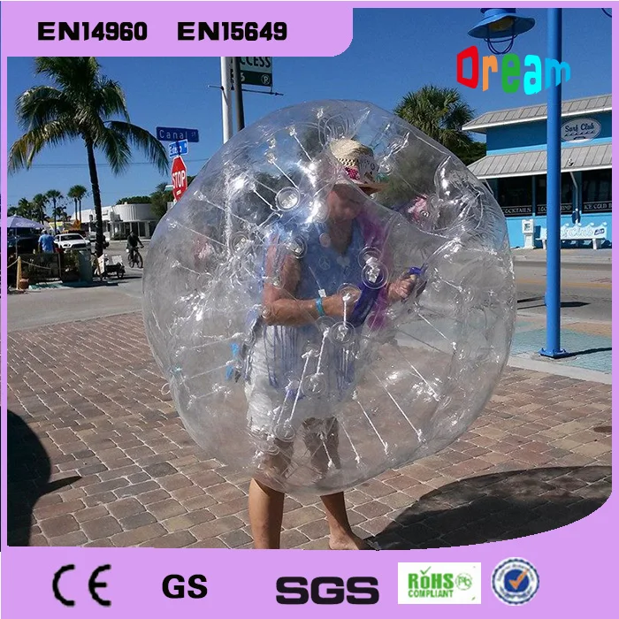 Bubble Soccer Football Ball Zorb Ball Dia 1.7m TPU Inflatable Human Hamster Ball Bumper Ball