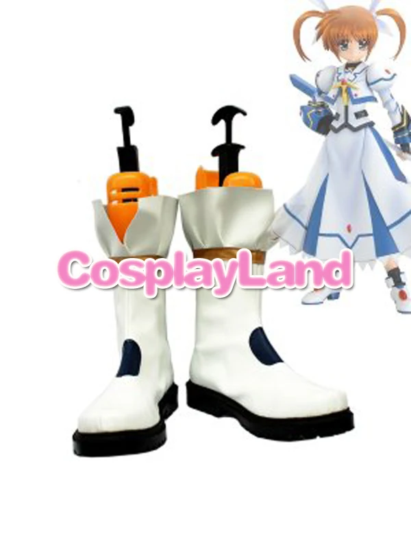 

Customize Boots Magical Girl Lyrical Nanoha Takamachi Cosplay Boots Cosplay Costume Anime Party Shoes